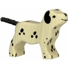 Hunde Holzfiguren Goki Dalmatian Standing Small 80063