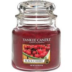 Yankee Candle Kerzenhalter, Kerzen & Duft Yankee Candle Black Cherry Medium Duftkerzen 411g