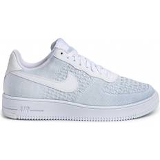 Nike air force 1 white Nike Air Force 1 Flyknit 2.0 M - White/Pure Platinum