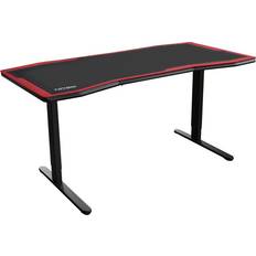 Gamingtische reduziert Nitro Concepts D16M Carbon Gaming Desk - Black/Red, 1600x825x800mm