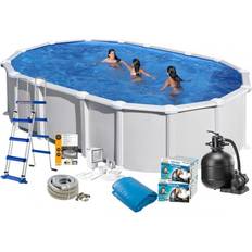 Swim & Fun Bassenger Swim & Fun Basic Oval Pool Package 6.1x3.75x1.32m