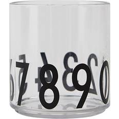 Transparent Becher Design Letters Kids Personal Drinking Glass Special Edition 123