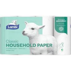 Dampmopper Rengjøringsutstyr & Rengjøringsmidler Lambi Classic Household Paper 20-pack