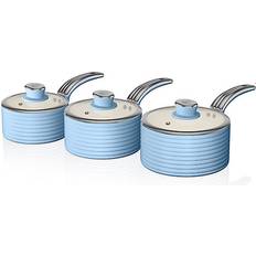 Swan Cookware Swan Retro Cookware Set with lid 3 Parts