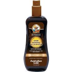 Bronzing Tan enhancers Australian Gold Dark Tanning Accelerator Spray Gel with Bronzer 237ml