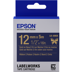 Epson LabelWorks Gold on Navy
