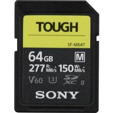 Sony Memory Cards Sony Tough SF-M64T SDXC Class 10 UHS-II U3 V60 277/150MB/s 64GB