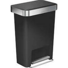 Cleaning Equipment & Cleaning Agents Simplehuman Rectangular Pedal Bin with Liner Pocket 11.88gal