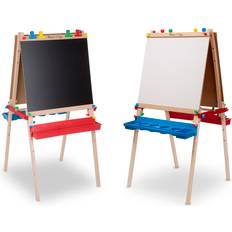 US Art Supply 14 inch Tall Medium Tabletop Display A-Frame Easel (1-Each),  Accommodates canvas art up to 12 high