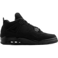 Black - Men - Nike Air Jordan 4 Shoes Nike Air Jordan 4 Retro M - Black/Light Graphite