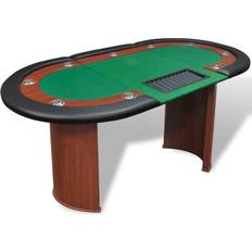 Bordspill vidaXL Poker Table for 10 Players with Dealer Seat