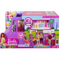 Barbie doll and doll house Toys Barbie Fresh 'n' Fun Food Truck