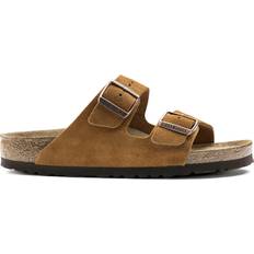 38 ½ Sandalen Birkenstock Arizona Soft Footbed Suede Leather - Brown/Mink