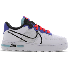 Children's Shoes Nike Air Force 1 React GS - White/Astronomy Blue/Laser Crimson/Black