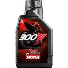 5w40 Motor Oils Motul 300V 4T Factory Line Road Racing 5W-40 Motor Oil 0.264gal