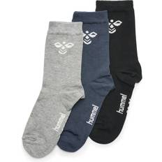 Hummel Sutton Socks 3-pack - Black/Grey Melange/Blue Nights (207550-2049)