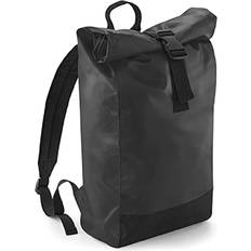 BagBase Tarp Roll-Top Backpack - Black