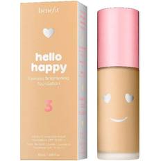 Base Makeup Benefit Hello Happy Flawless Brightening Foundation SPF15 PA++ #3 Light Neutral Warm