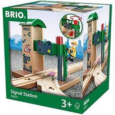 Plastikspielzeug Zubehör für Eisenbahnen BRIO Signal Station 33674