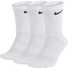 Hvite Sokker Nike Everyday Cushion Crew 3-pack - White/Black