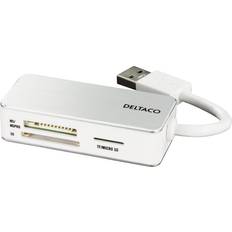 USB-A Minnekortlesere Deltaco UCR-147