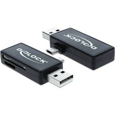 Micro-USB Speicherkartenleser DeLock Micro-USB OTG Card Reader + USB (91731)