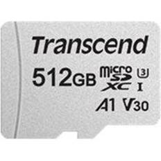 512 GB Memory Cards & USB Flash Drives Transcend 300S microSDXC Class 10 UHS-I U3 V30 A1 512GB +Adapter