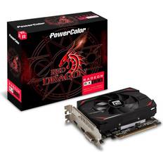 Radeon RX 550 Graphics Cards Powercolor Radeon RX 550 Red Dragon HDMI DP 4GB