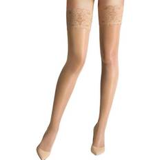 Wolford Stay-ups Wolford Satin Touch 20 Stay-Up - Gobi