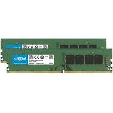 Crucial 32 GB - DDR4 RAM Memory Crucial DDR4 2666MHz 2x16GB (CT2K16G4DFRA266)