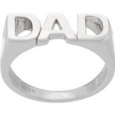 Dame Ringer Maria Black Dad Ring - Silver