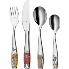 Silbrig Kinderbestecke WMF Lion King Child Cutlery Set 4-piece