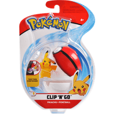 Pokemon clip n go Toys Pokémon Clip 'N Go Pikachu Pokéball