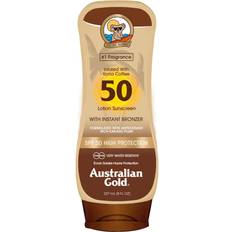 Australian Gold Sunscreen Lotion with Bronzers SPF50 237ml