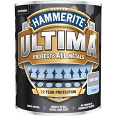 Hammerite Paint Hammerite Ultima Metal Paint Light Grey, Dark Grey 0.75L