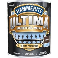 Hammerite Paint Hammerite Ultima Metal Paint Brown 0.75L