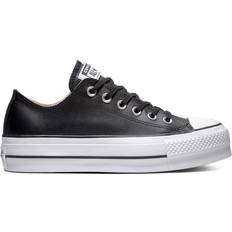 Converse Leather Sneakers Converse Chuck Taylor All Star Leather Platform Low Top W - Black/White