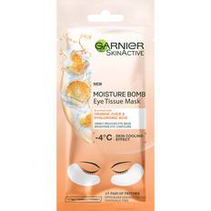 Uparfymert Øyemasker Garnier SkinActive Hydra Bomb Eye Tissue Mask Orange Juice & Hyaluronic Acid
