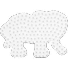 Elefanter Perler Hama Beads Midi Pearl Plate Elephant 48391