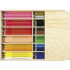 Big Winner Thick Coloured Pencils in a Wooden Case 96-pack