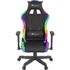 RGB LED-belysning Gaming stoler Natec Genesis Trit 600 RGB Gaming Chair - Black