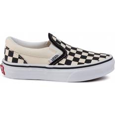 Vans Weiß Sneakers Vans Kid's Classic Slip-On - Checkerboard Black/True White