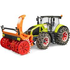 Traktoren Bruder Claas Axion 950 with Snow Chains & Snow Blower 03017