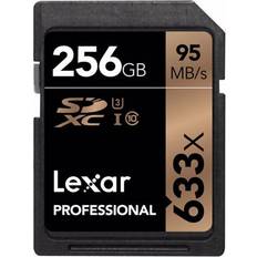 Lexar Media Memory Cards & USB Flash Drives Lexar Media Professional SDXC Class 10 UHS-I U3 633x 256GB