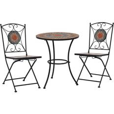vidaXL 279691 Bistro Set, 1 Table incl. 2 Chairs