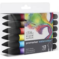 Watercolor Pencils Winsor & Newton Promarker Watercolour Basic Tones 12-pack