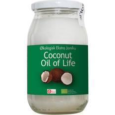 Kokosolje Olje og eddik Oil of Life Coconut Oil Pure Virgin 50cl