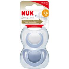 Nuk Smokker Nuk Genius Silicone Soother 0-6m 2-pack