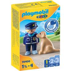 Playmobil Figuren Playmobil Police Officer with Dog 70408