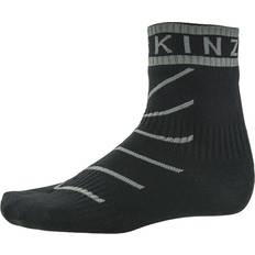 Sealskinz Super Thin Pro Ankle Socks with Hydrostop Unisex - Black/Grey